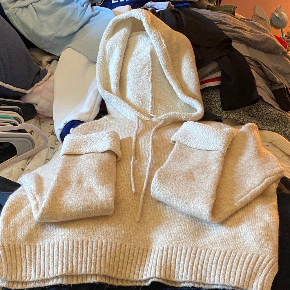 Cozy Cream Hooded Sweater